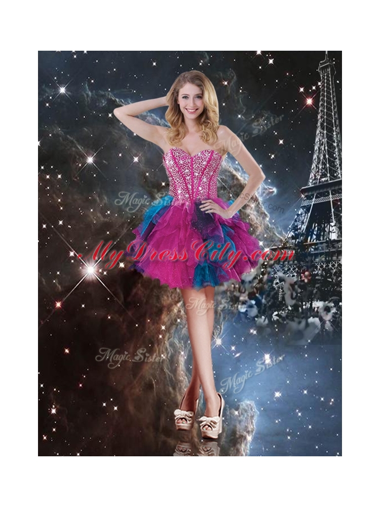 2016 Sweet Sweetheart Detachable Quinceanera Gowns with Beading