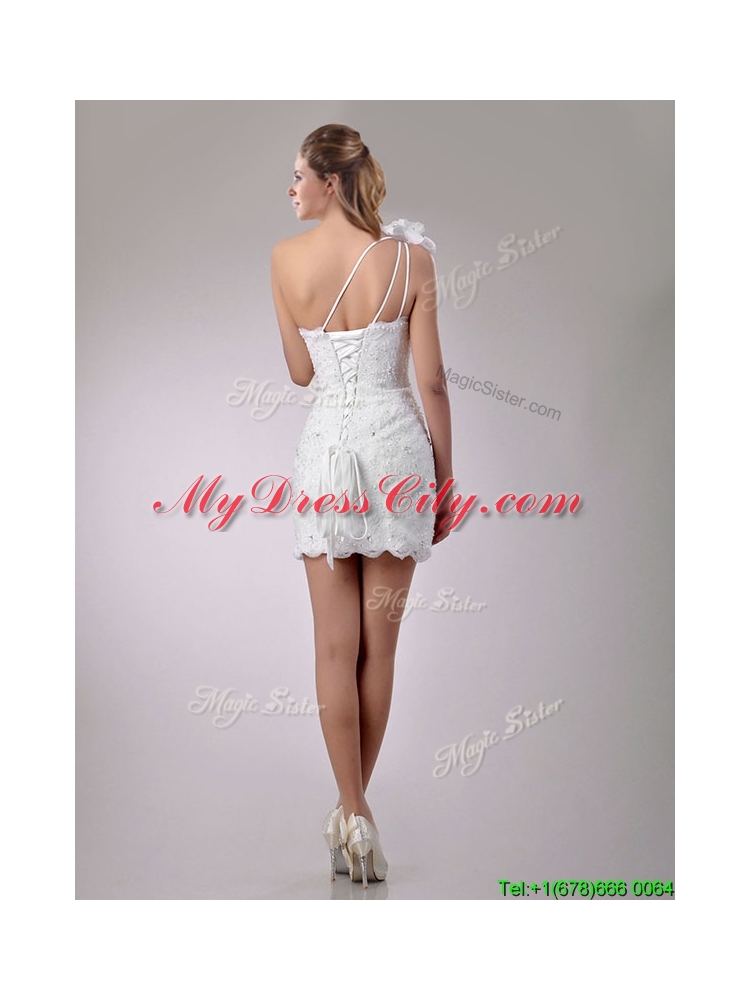 Gorgeous High Low Beaded and Ruffled Wedding Dress with Detachable Skirts