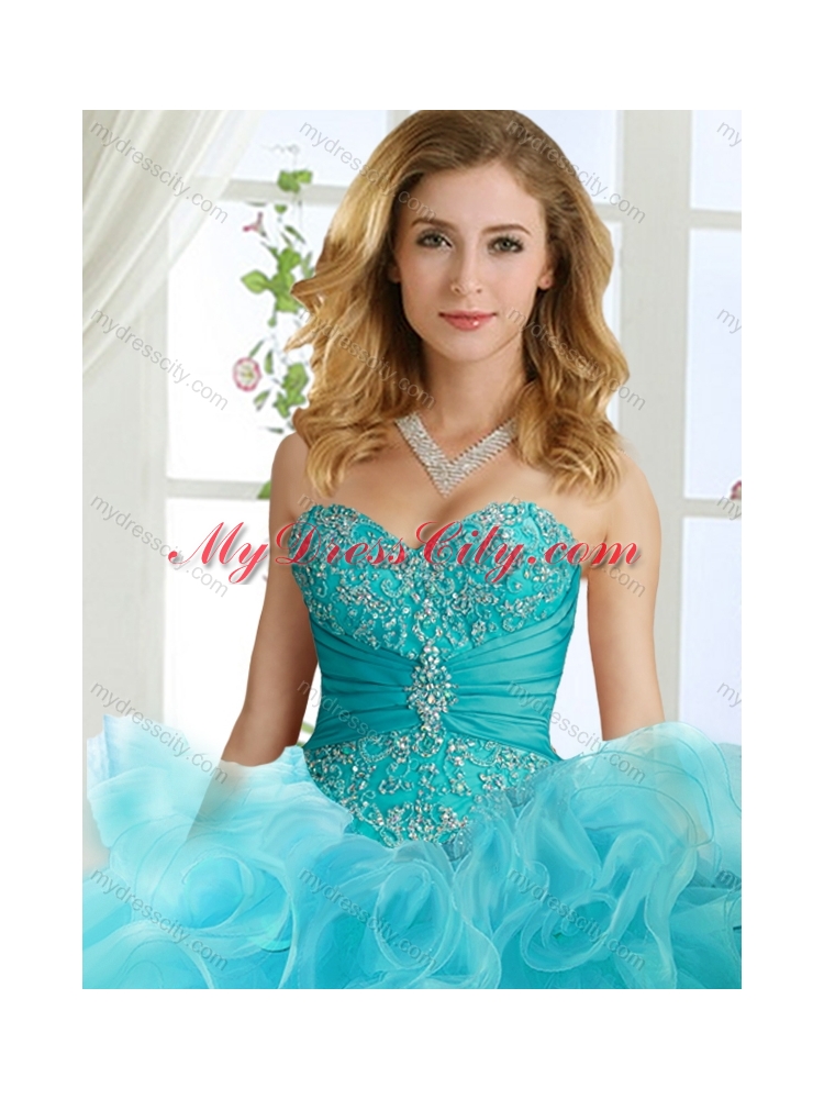Elegant Big Puffy Rolling Flowers Detachable Quinceanera Skirts with Beading and Appliques