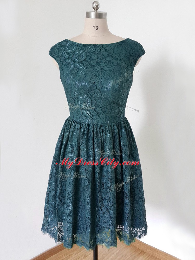 Custom Made Scoop Cap Sleeves Lace Court Dresses for Sweet 16 Lace Lace Up