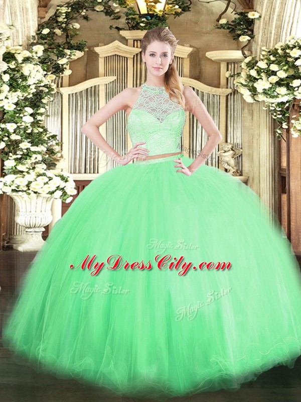 Sweet Floor Length Zipper Quinceanera Gown for Military Ball and Sweet 16 and Quinceanera with Lace