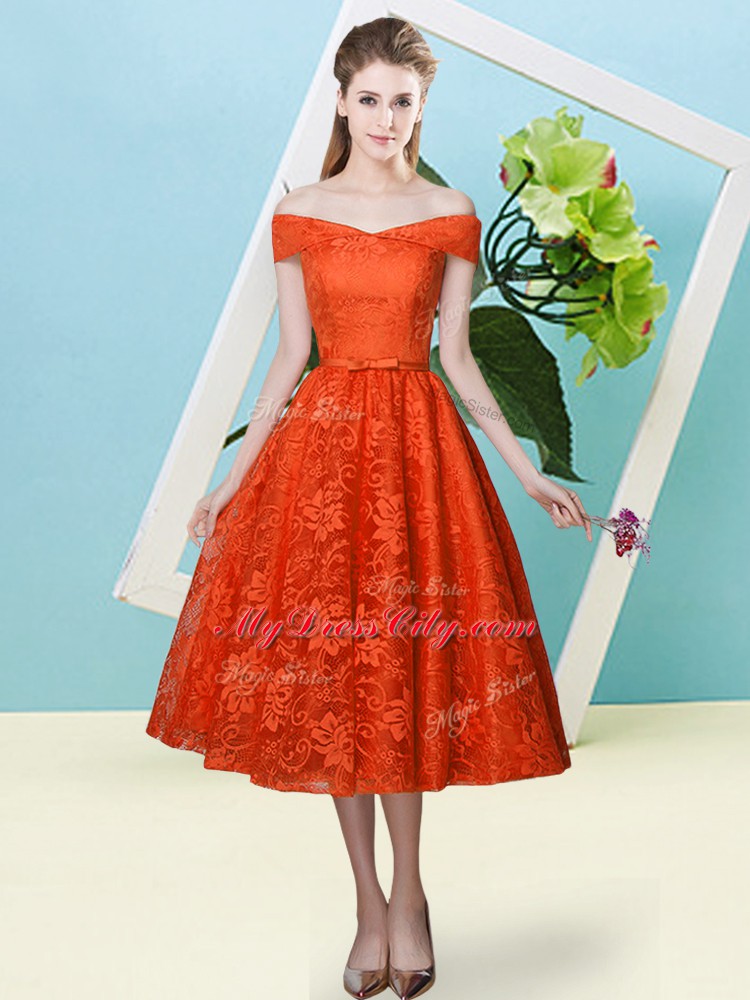 Customized Rust Red Wedding Guest Dresses Prom and Party and Wedding