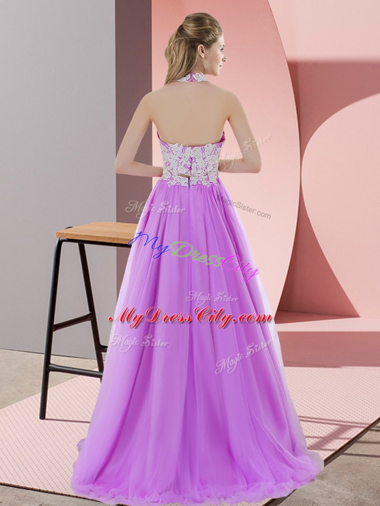 New Arrival Sleeveless Lace Zipper Wedding Party Dress