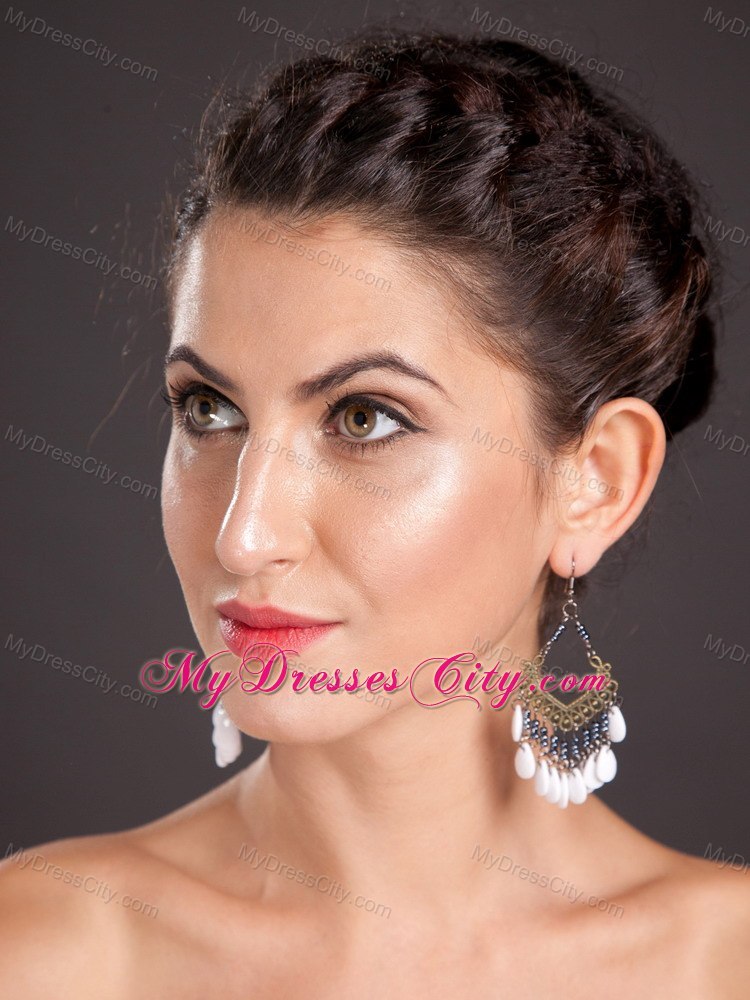 Elegant Alloy Chandelier Drop Earrings