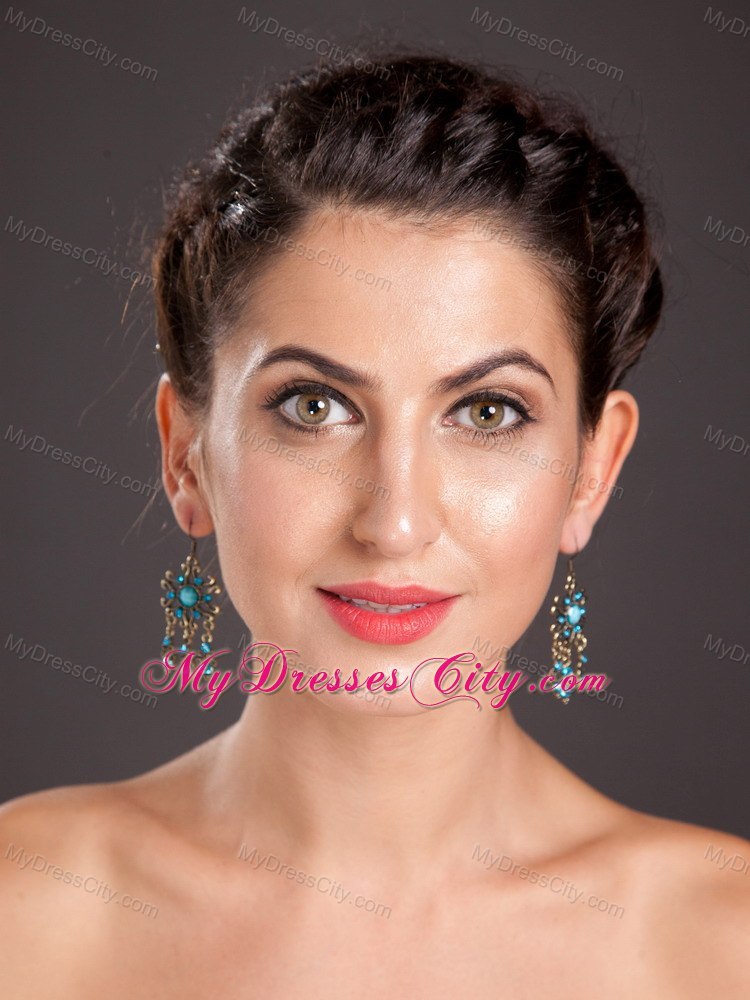 Elegant Alloy Chandelier Drop Earrings