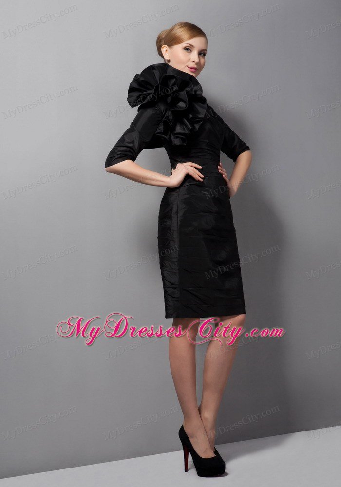 Black mother of the bride dress with jacket 18