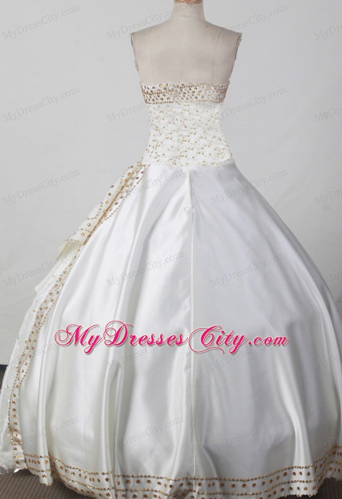 Lace With Beading Cheap Pageant Dresses for Juniors in White
