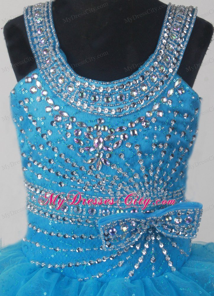 Sequins and Beading Pick-ups Little Girls Formal Dresses