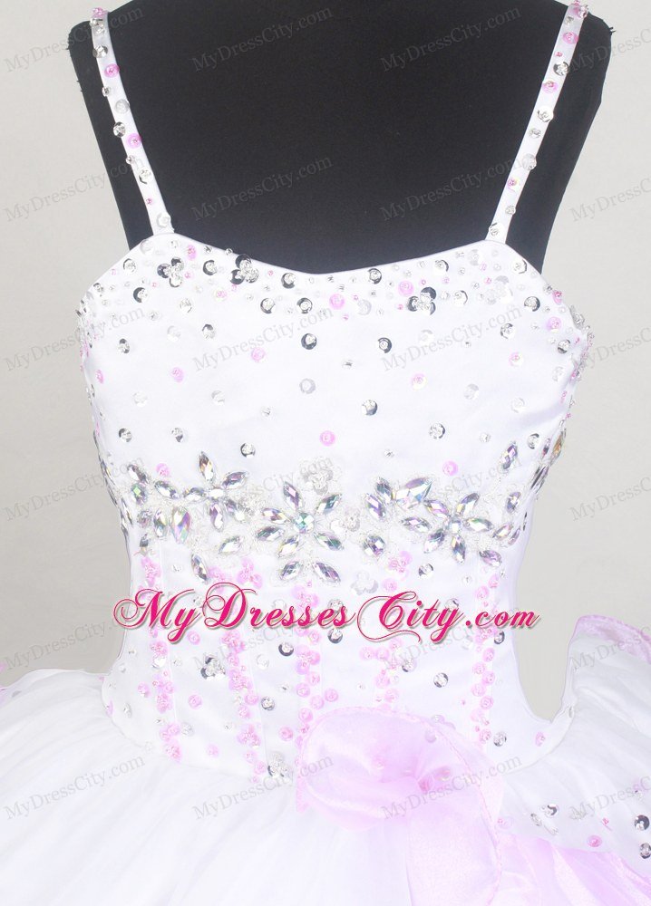 Pageant Dresses for Little Girls With Beading and Ruffled Layers
