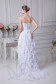 Sweetheart Embroidery Brush Train Dress for Wedding with Ruffles