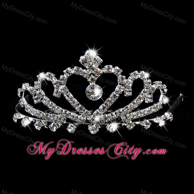 Pretty Princess Tiara With Rhinestones