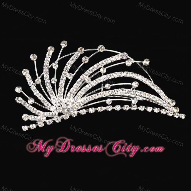 Fashionable Flower Girl Tiara With Rhinestones