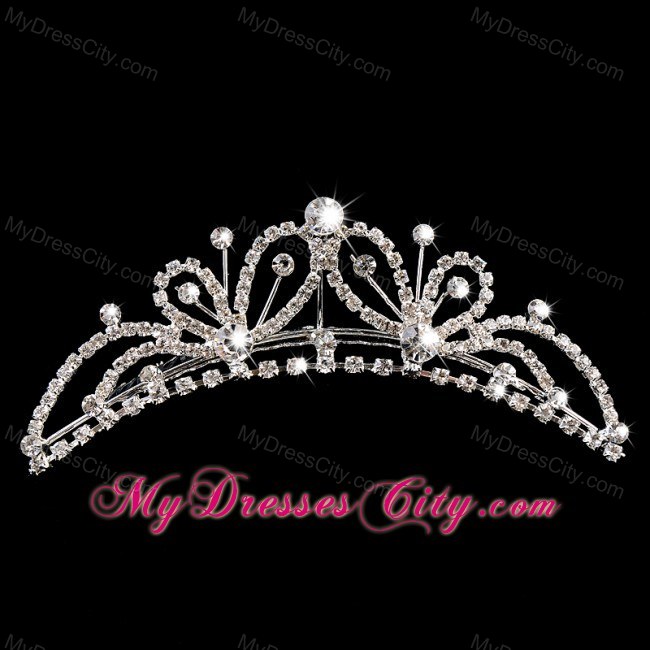 Beautiful Butterfly Tiara With Rhinestone Adorned