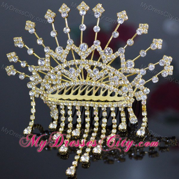 Classical Tiara With Rhinestones