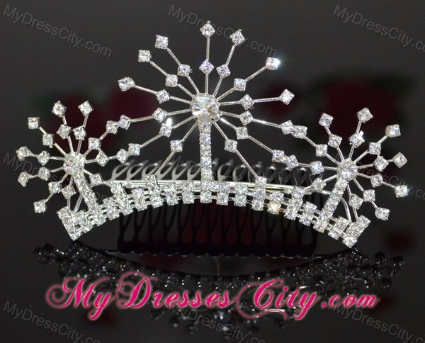 Simple Alloy With Rhinestone Tiara