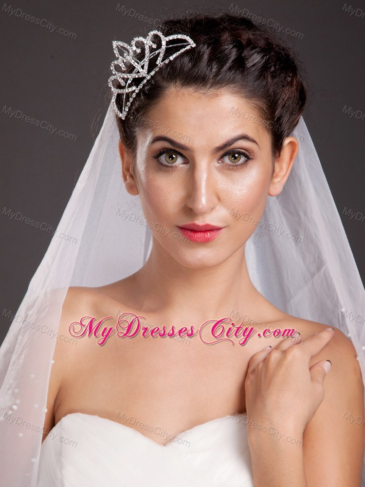 Exclusive Alloy Tiara Adorned by Rhinestone