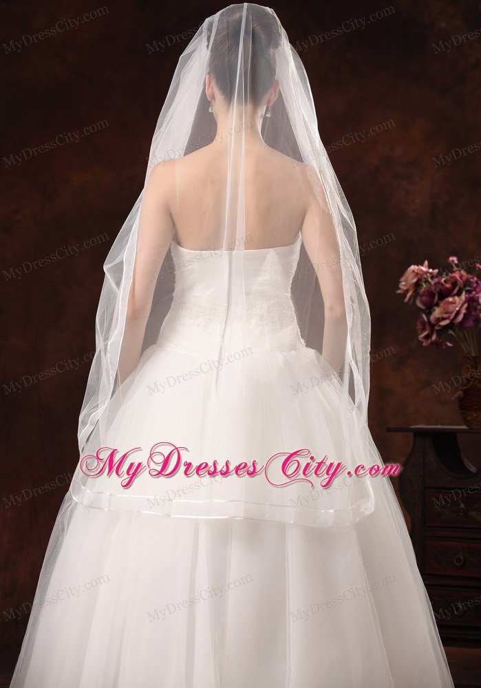 Beautiful Organza Bridal Veil For Wedding