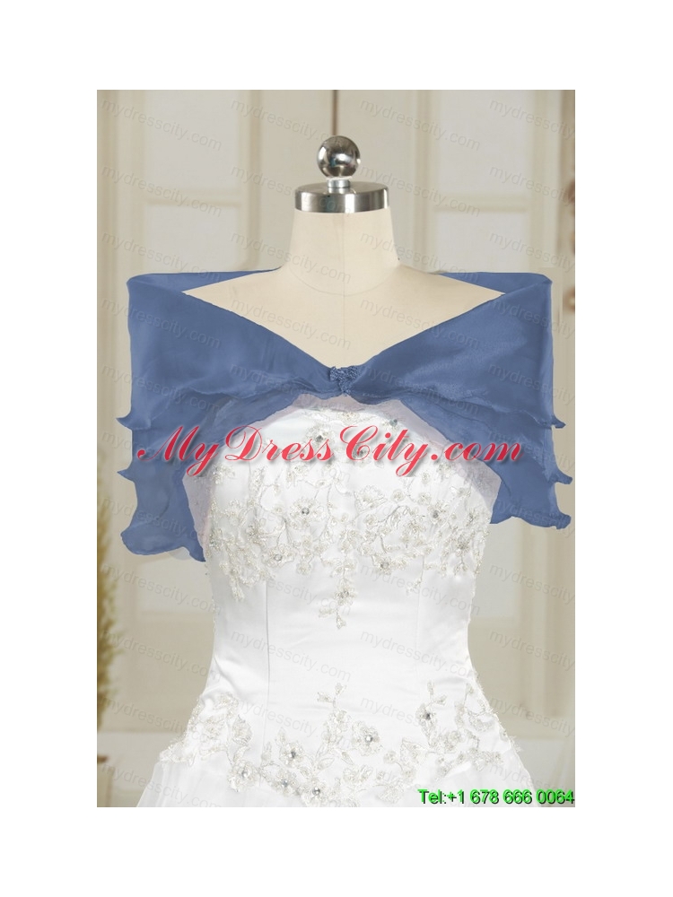 Beautiful Beading and Ruffles 2015 Quinceanera Dresses in Royal Blue