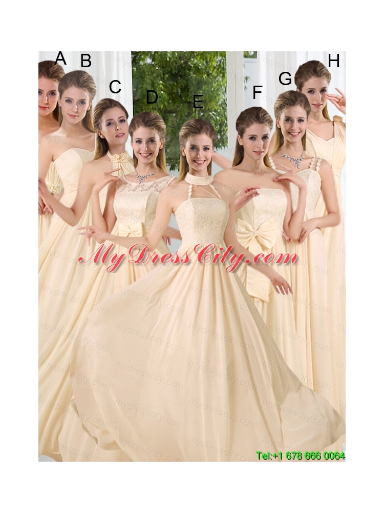 Empire Ruching 2015 Floor Length Mothr of The Bride Dress