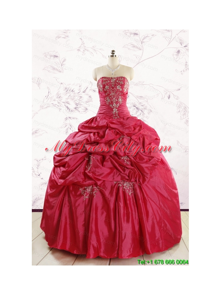 Top Seller 2015 Sweet 16 Dresses with Appliques