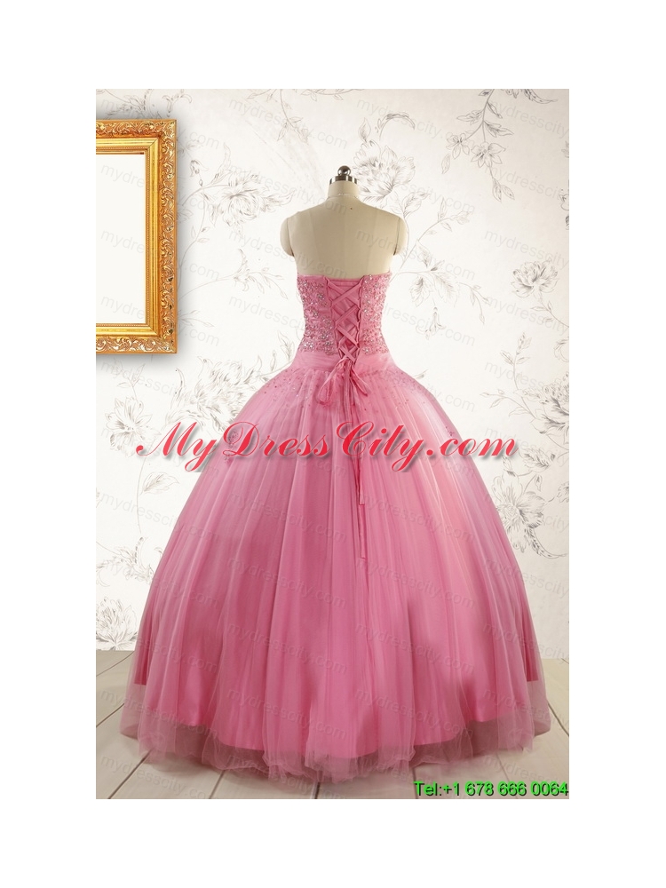 Most Popular Ball Gown Quinceanera Dresses with  Strapless