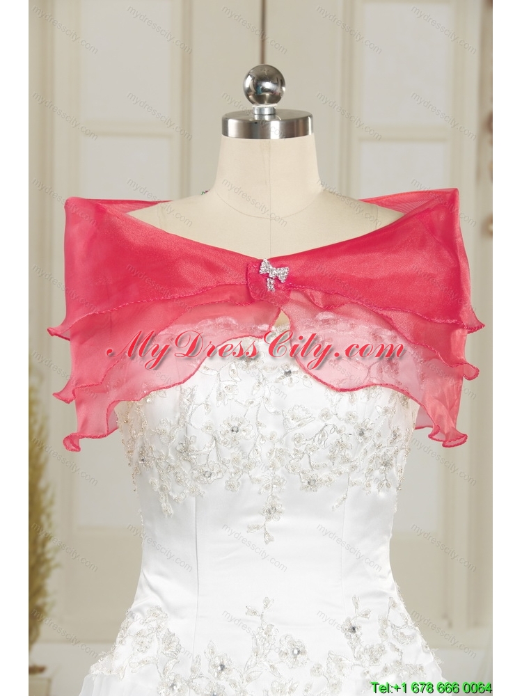 Most Popular Beading and Ruffles Red Quinceanera Dress Skirts