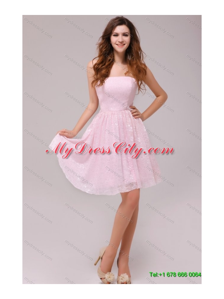 2015 Ruffled Red Quinceanera Dress and Baby Pink Strapless Prom Dresses and Halter Top Beaded Little Girl Dress