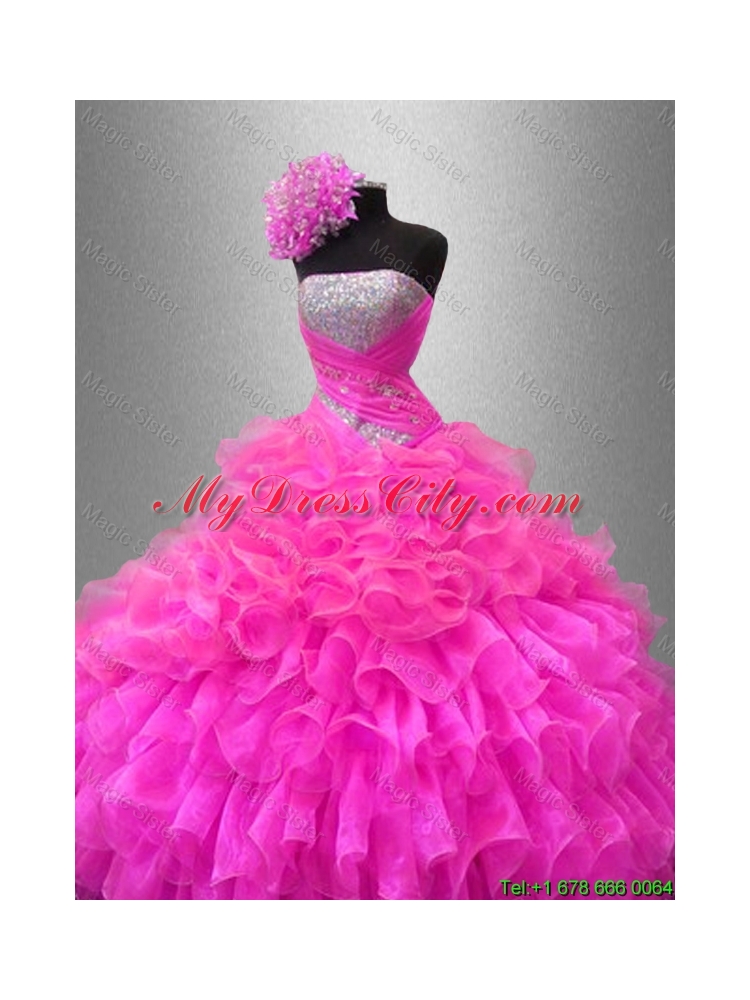 Elegant Ball Gown New Style Quinceanera Dresses with Sequins