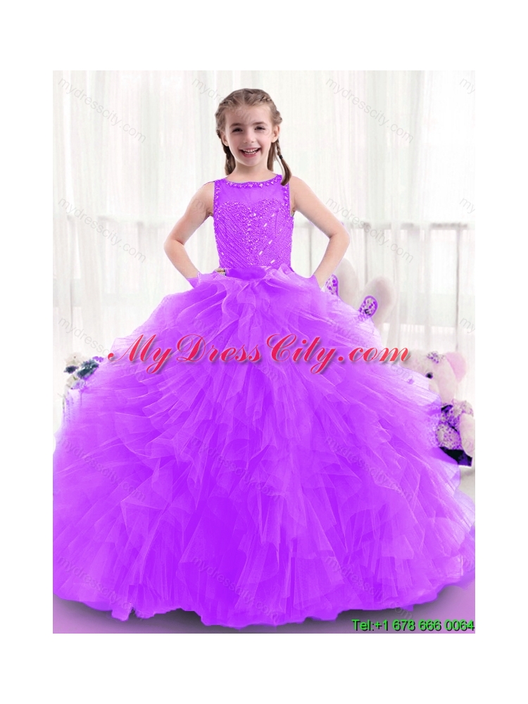 New Style Zipper Up Mini Quinceanera Dresses with Bateau