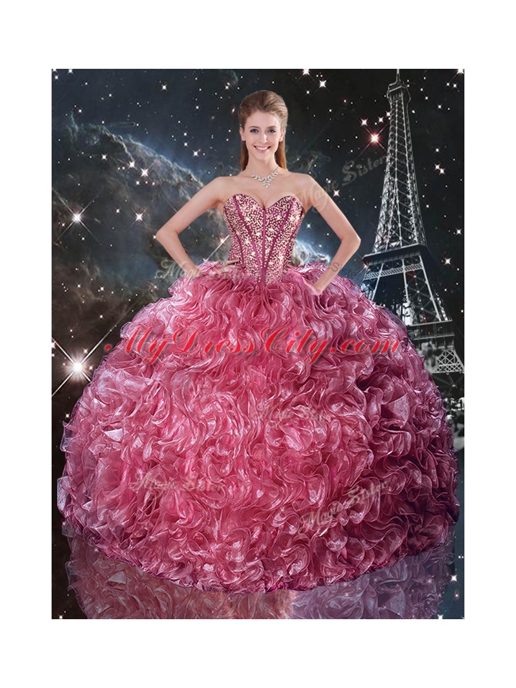 Fall Fashionable Ball Gown 2016 Princesita with Quinceanera Dress with Beading