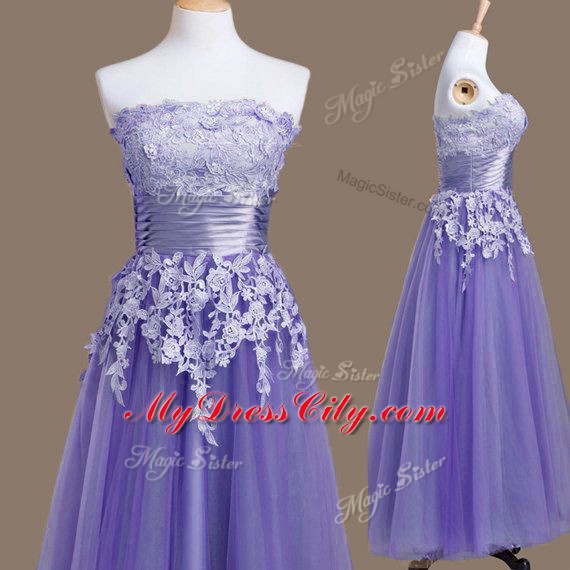 Lavender Bridesmaids Dress Prom and Party and Wedding Party with ...