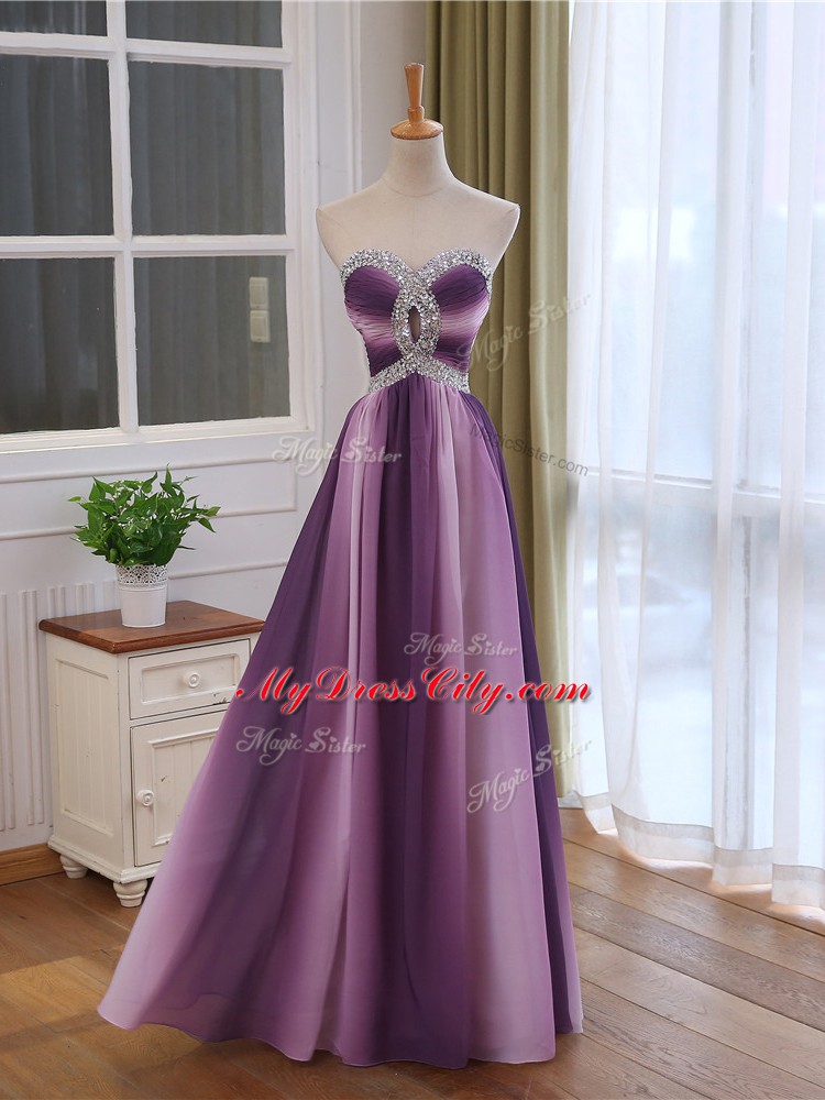 Pretty Multi-color Evening Gowns Sweetheart Sleeveless Lace Up