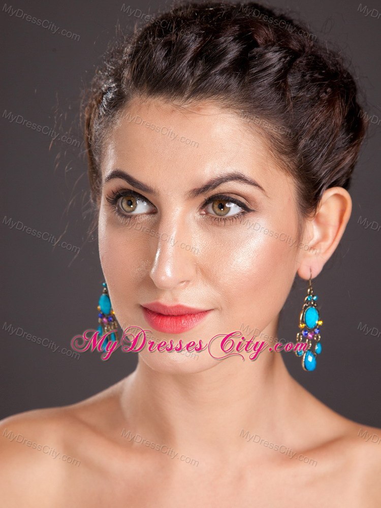 Gorgeous Gold Plated Chandelier Drop Earrings