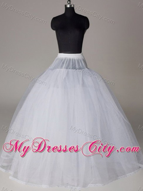 Hot Selling Organza Ball Gown Floor-length Wedding Petticoat