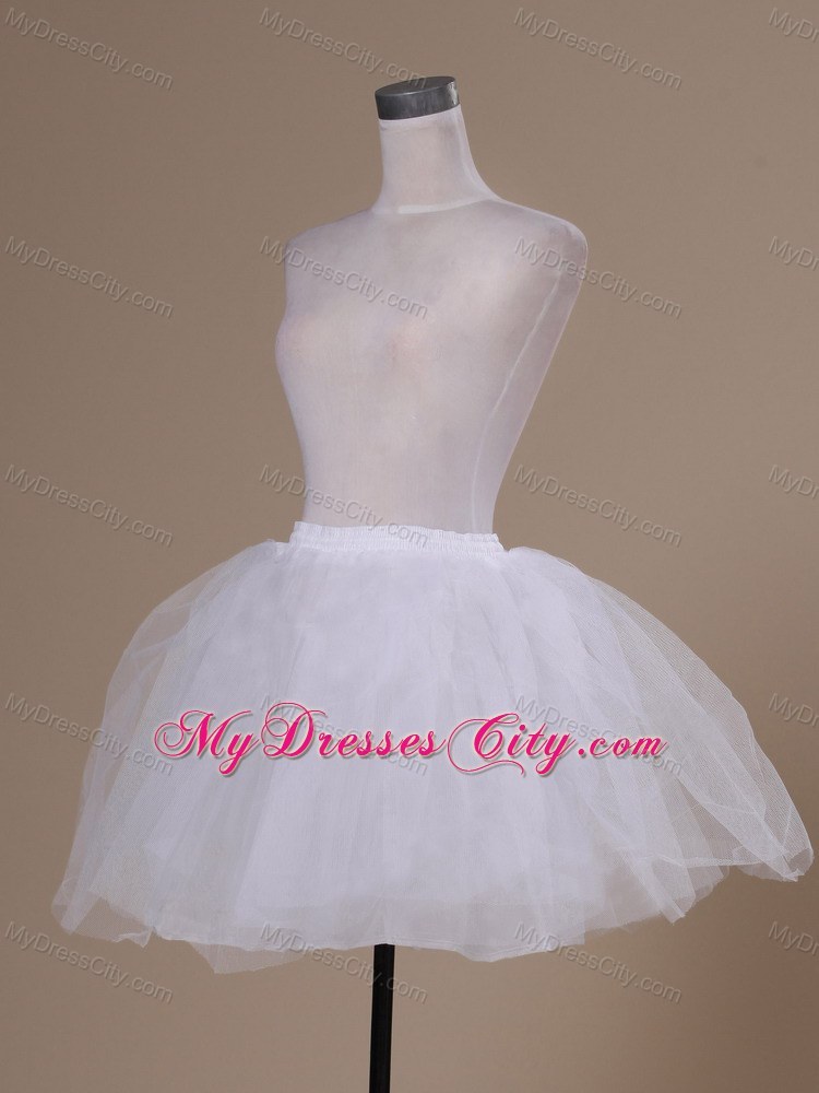 Simple Tulle Mini-length Prom Petticoat