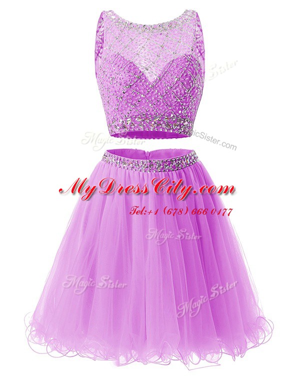 Super Sweetheart Sleeveless Side Zipper Prom Party Dress Rose Pink Organza